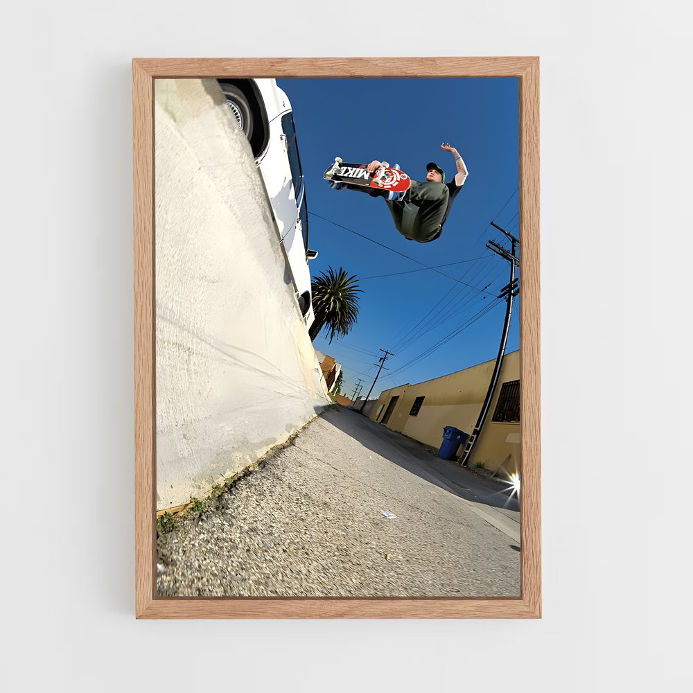 Poster Trickster Mike – affiche Skateboard (vue 4)